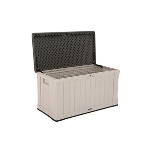 Сундук пластиковый Sand and Brown 439 л, бежево-коричневый