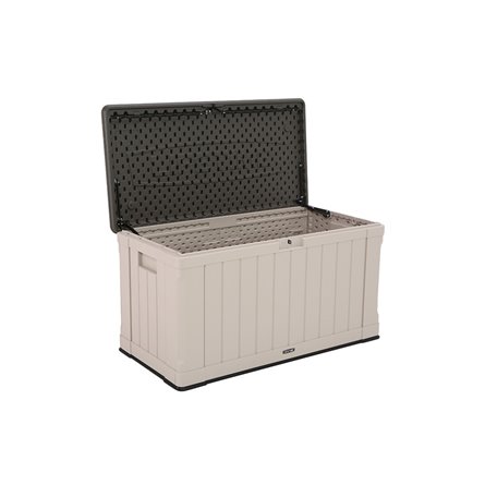 Сундук пластиковый Sand and Brown 439 л, бежево-коричневый