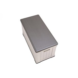 Сундук пластиковый Sand and Brown 439 л, бежево-коричневый