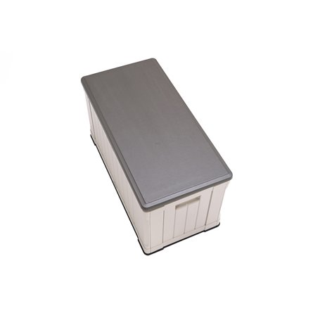 Сундук пластиковый Sand and Brown 439 л, бежево-коричневый