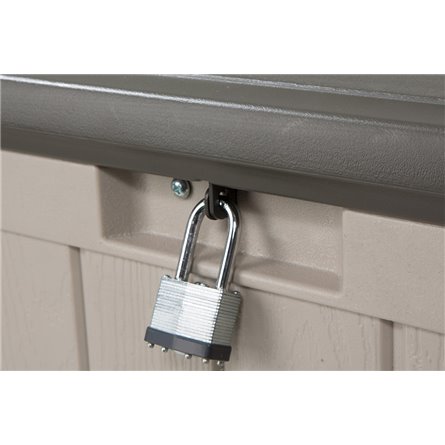 Сундук пластиковый Sand and Brown 439 л, бежево-коричневый