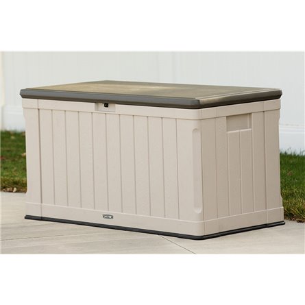 Сундук пластиковый Sand and Brown 439 л, бежево-коричневый