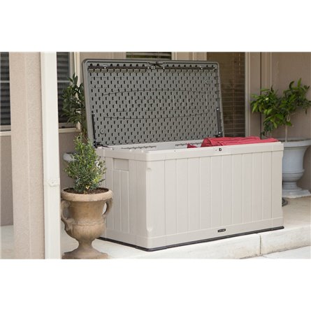 Сундук пластиковый Sand and Brown 439 л, бежево-коричневый