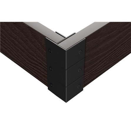 Соединительный уголок Holzhof неповоротный 90град. для доски 150х25мм