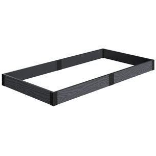 Доска грядочная Holzhof Eco S 150x25x2950 мм, антрацит, низкая