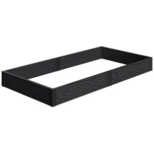 Доска для грядки Holzhof Eco M 200x25x2950 мм, антрацит, средняя