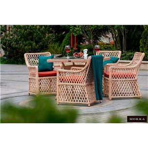 Плетеное стул-кресло MOKKA VILLA ROSA
