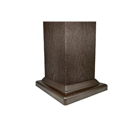 Крышка со светодиодами и юбка - комплект для столба Holzhof woodstyle (100*100)