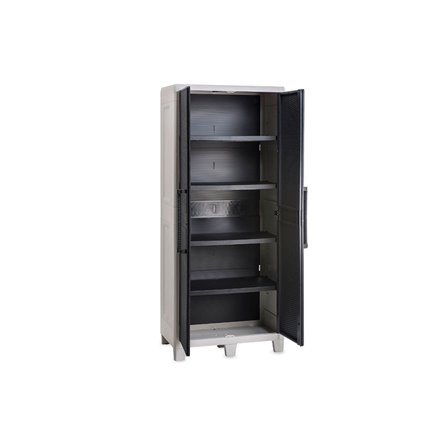 Уличный шкаф TOOMAX 2х дверный глубокий SANTORINI XL (4 полки)