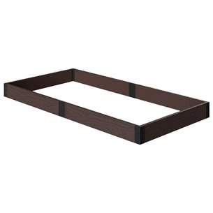 Комплект сборной грядки Holzhof 300x100x15 см, венге