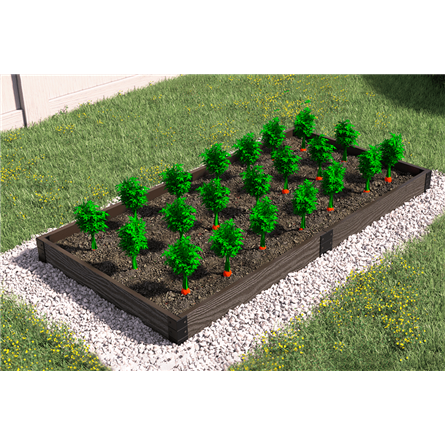 Комплект грядочных досок Holzhof 300x100x22.5 см, венге