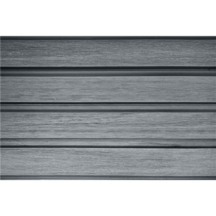 Вертикальная стеновая панель NauticPrime Line ДПК 219*26*3000мм, цвет Тёмно-серый