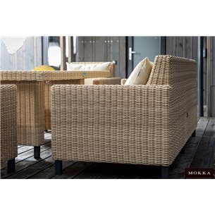 MOKKA BELLA диван 3-х местный, соломенный