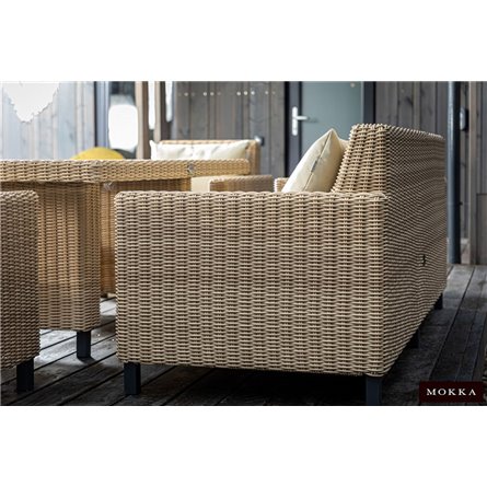 MOKKA BELLA диван 3-х местный, соломенный