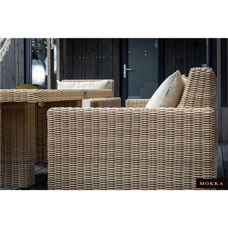 MOKKA BELLA диван 2-х местный, соломенный