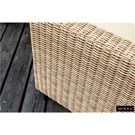 MOKKA BELLA диван 2-х местный, соломенный