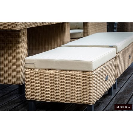 MOKKA BELLA пуф малый, соломенный