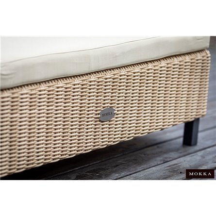 MOKKA BELLA пуф большой, соломенный