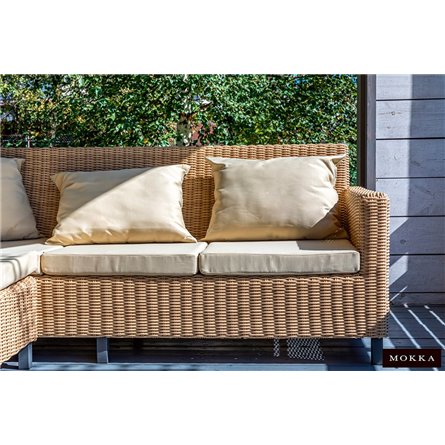 MOKKA BELLA диван угловой, соломенный