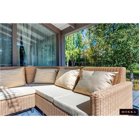 MOKKA BELLA диван угловой, соломенный