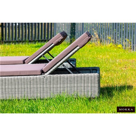 MOKKA BELLA Шезлонг, цвет серый