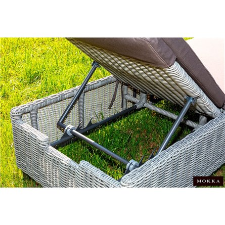 MOKKA BELLA Шезлонг, цвет серый