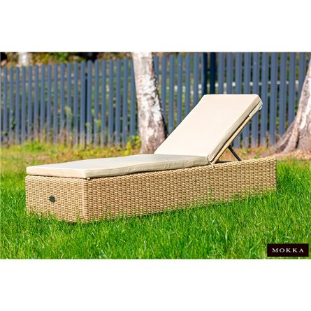 MOKKA BELLA Шезлонг, цвет соломенный