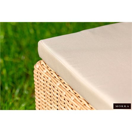 MOKKA BELLA Шезлонг, цвет соломенный