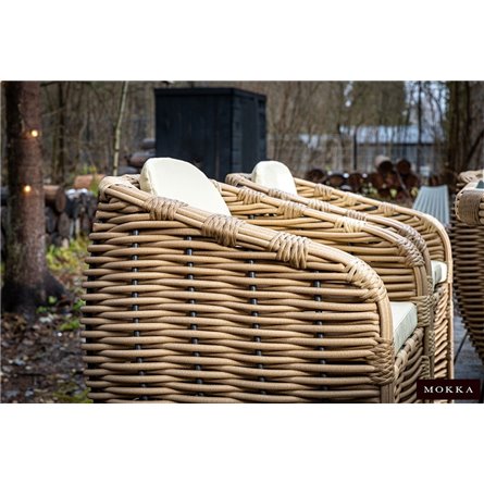 MOKKA MAJORCA кресло, цвет соломенный