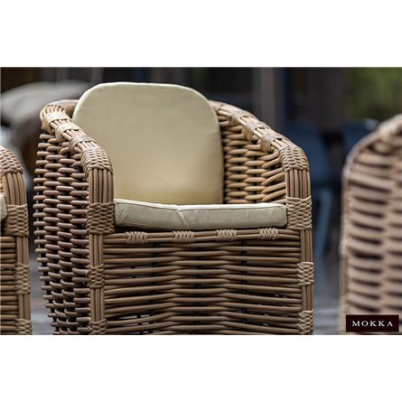 MOKKA MAJORCA кресло, цвет соломенный