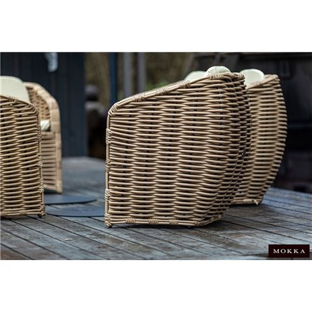 MOKKA MAJORCA кресло, цвет соломенный