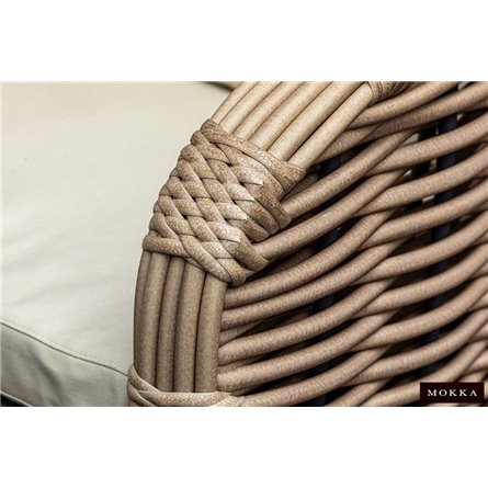 MOKKA MAJORCA кресло, цвет соломенный