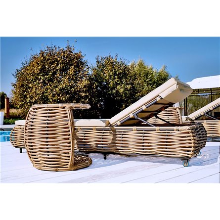 MOKKA MAJORCA Шезлонг, цвет соломенный