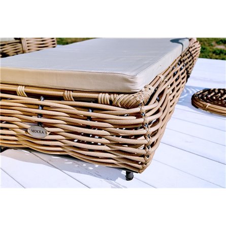 MOKKA MAJORCA Шезлонг, цвет соломенный