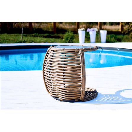 MOKKA MAJORCA боковой столик, цвет соломенный