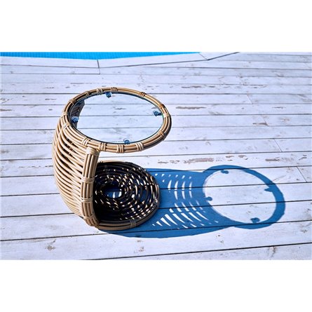 MOKKA MAJORCA боковой столик, цвет соломенный