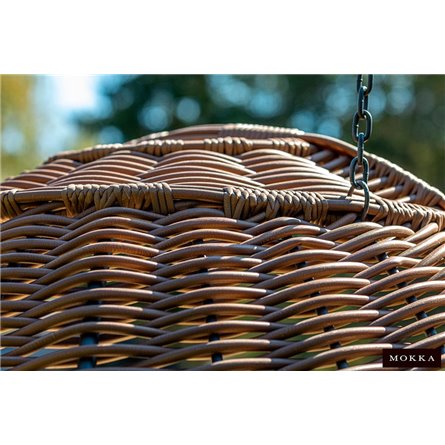 MOKKA MAJORCA подвесное кресло двухместное, цвет капучино