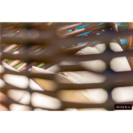 MOKKA MAJORCA подвесное кресло двухместное, цвет капучино