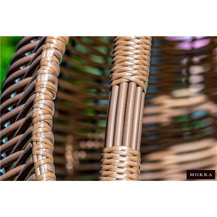 MOKKA MAJORCA подвесное кресло двухместное, цвет капучино