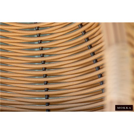 MOKKA MAJORCA подвесное кресло двухместное, цвет соломенный