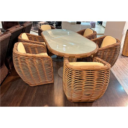 Комплект плетеной мебели МОККА MAJORCA, капучино