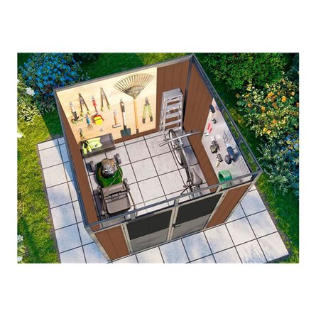 Садовое строение из ДПК Defender 7х7 (4.24 кв.м)