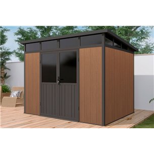 Садовое строение из ДПК Defender 9х7 (5.95 кв.м)