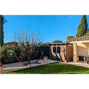 Садовое строение из ДПК Defender 9х7 (5.95 кв.м)