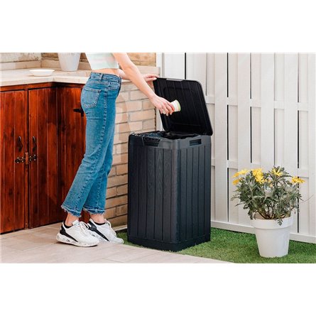 Мусорный бак на 80л TOOMAX, антрацит