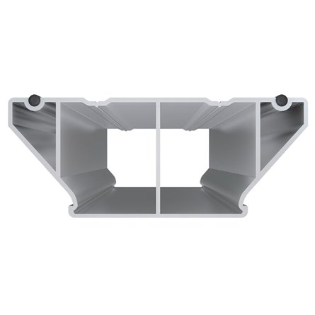 Лага Алюминий HILST JOIST стыковочная PRO MAX 100*40*4000мм