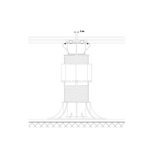 Лага Алюминий HILST JOIST стыковочная PRO MAX 100*40*4000мм