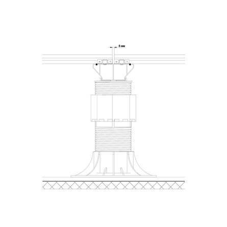Лага Алюминий HILST JOIST стыковочная PRO MAX 100*40*4000мм