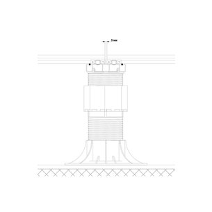 Лага Алюминий HILST JOIST стыковочная SLIM MAX 100*20*4000мм