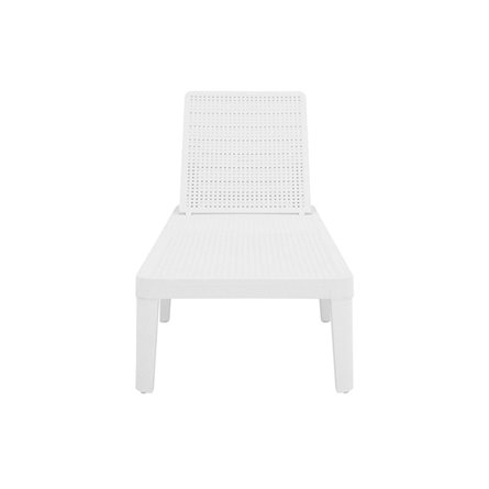 Шезлонг Tweet compact с матрасом, белый